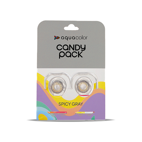 Aquacolor Candypack Aquacolor Spicy Grey Candypack Zero Power Dailies right side