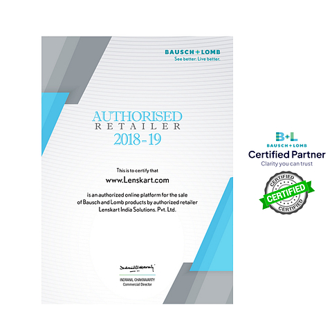 Bausch & Lomb iConnect Bausch Lomb iConnect 3 Lens Box right side