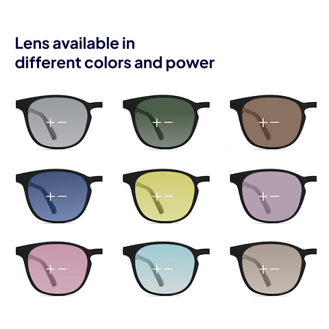 John Jacobs Online Black Full Rim Cat Eye right side