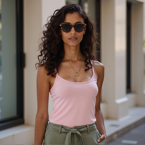 Vincent Chase Polarized Light Brown Full Rim Cat Eye left side