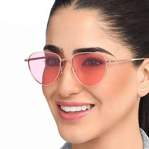 John Jacobs Gold Full Rim Round right side