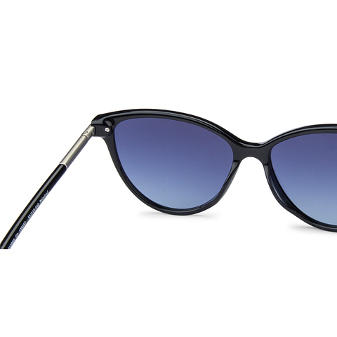 John Jacobs Online Black Full Rim Cat Eye left side