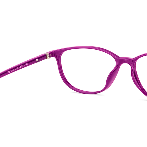 Vincent Chase Online Purple Full Rim Cat Eye left side