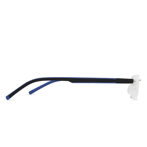 Lenskart Air Online Silver Rimless Rectangle right side