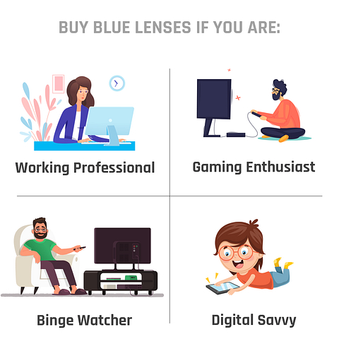 Vincent Chase Online Sky Blue Full Rim Rectangle right side