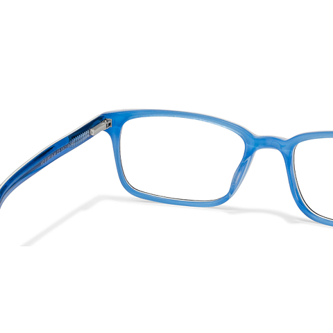 Vincent Chase Online Sky Blue Full Rim Rectangle left side