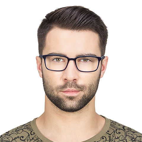 Vincent Chase Online Sky Blue Full Rim Rectangle right side