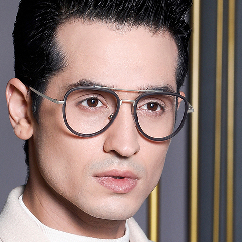 Lenskart Air Online Black Full Rim Aviator right side