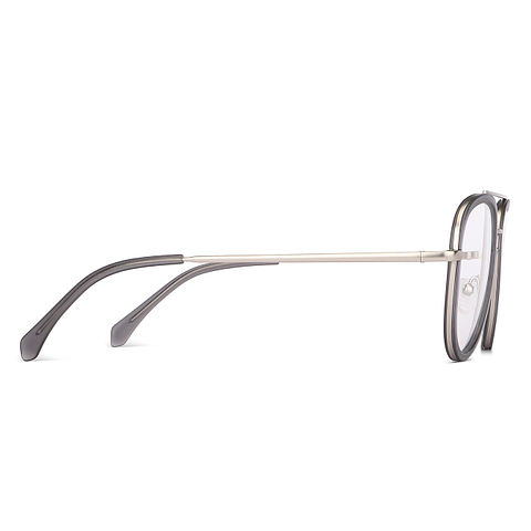 Lenskart Air Online Black Full Rim Aviator left side