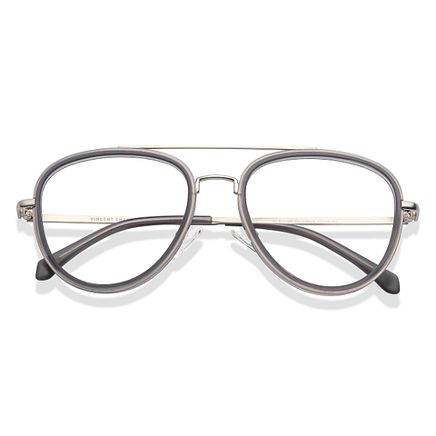 Lenskart Air Online Black Full Rim Aviator left side