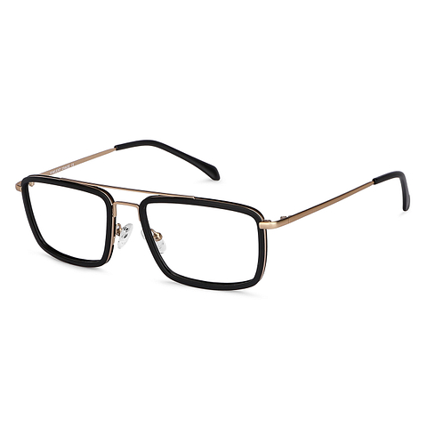 Lenskart Air Black Full Rim Rectangle left side