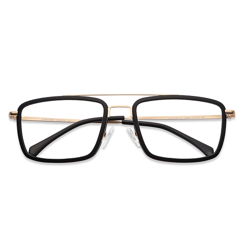 Lenskart Air Black Full Rim Rectangle left side